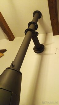 nerezový industriální stůl lavice a komín - 4