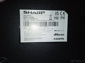 vadná LED LCD TV SHARP 40FI2EA - 4