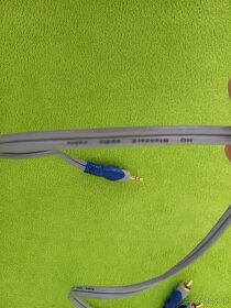 Kabel HQ jack 3,5/2x RCA - délka 0,75m - 4