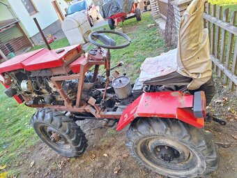 Malotraktor domácí výroby 4x4 - 4