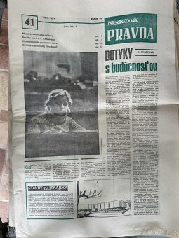 Staré noviny Pravda, rolnicke družstvo, nedelna pravda - 4