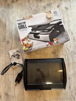 Stolní elektrický gril Silvercrest málo používaný - 4