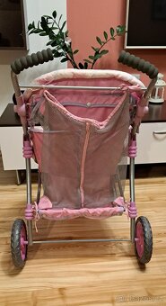 Baby born kočárek pro panenky-dvojčátka-REZERVACE - 4