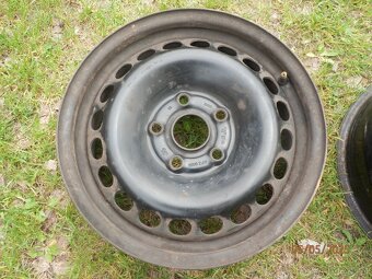 4xPlechové disky na AUDI A4 velikost 15tky. ET 45 - 4