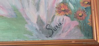 Obraz krajina, olejomalba. - 4