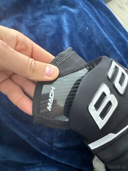 Nové Hokejové Rukavice Bauer Mach Black 14” - 4