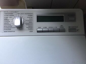 6kg A+ 40cm vrchem plněná AEG pračka VELKÝ DISPLAY - 4