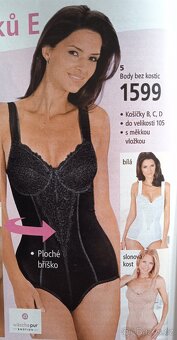 Nové dámské body bez kostic, vel. 95 C - 4