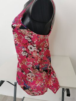 Dámské růžové tílko - Vel. S - 4