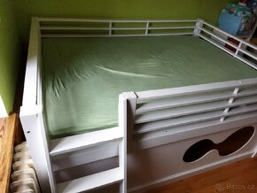 Patrová masivní postel 140x200 Ikea - 4