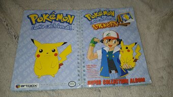 Pokémon nalepovací kartičky +album dle fotek - 4