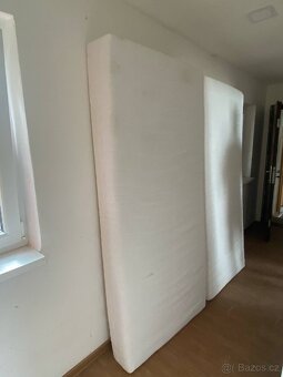 Manželská postel s úložným prostorem + matrace - 4