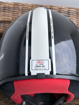 Moto přilba BELL M5X Daytona – Black/White – karbon – vel. L - 4