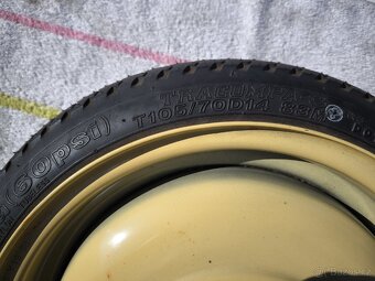 PRODÁM NOVOU NEPOUŽITOU PLNOHODNOTNOU REZERVU BRIDGESTONE - 4