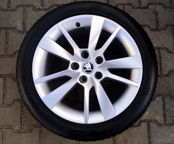 Alu kola originál Škoda Octavia III 5x112 R17 Trius - 4