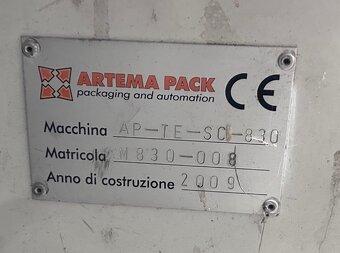 Automatická balicí linka, balicí stroj a svářečka Artema Pac - 4