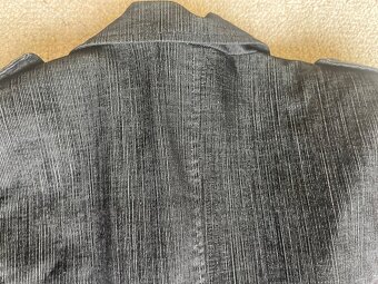 Dámské sako černé s pasem - 4