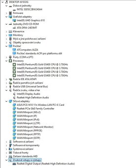 Alza Fractal Gold,CPU Gold G5400,WIN 11,SSD 240GB,RAM 8GB,mo - 4