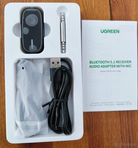 Ugreen Bluetooth audio přijímač AUX, handsfree - 4