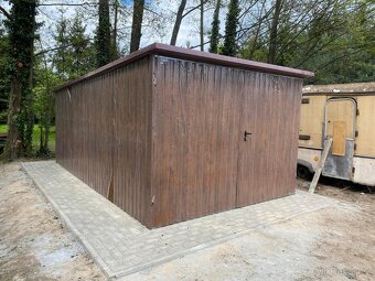 Plechová garáž 3x6m - 4