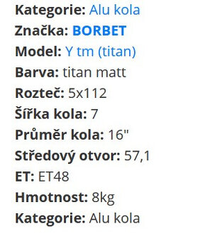 Elektrony Borbet R16 - 4