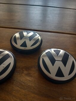 VW 1JO 601 171 originální středové krytky alu kol - 4
