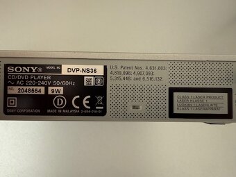 Prodam novy SONY DVD prehravac DVP-NS36 - 4