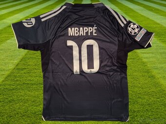 dětský dres Mbappé #10  venkovní černá edice Real Madrid CF - 4