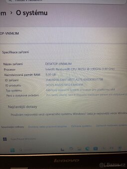Lenovo B50-80 s nabíječkou Intel Pentium CPU 3825U 1,90GHz R - 4