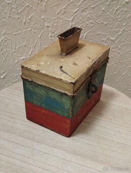 Stará kasička 16x15x11 cm. - 4