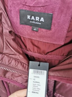 DÁMSKÁ ZIMNÍ BUNDA KARA SE STŘÍBRNOU LIŠKOU - vel.42 - 4