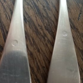 Starozitne stribrne nože na ryby berndorf - 4