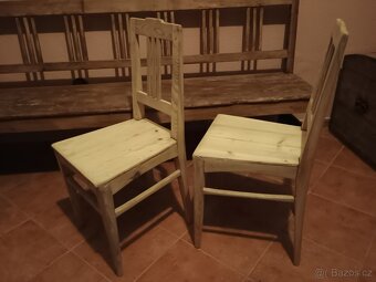 smrkové židle po renovaci - 4