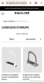 Drezurní třmeny Lorenzini Original od Equiline - 4