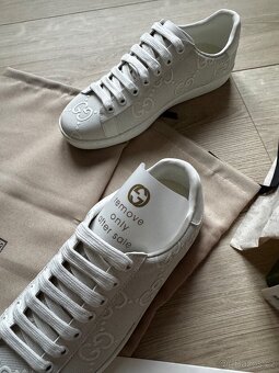 Gucci sneakers, tenisky, white GG, vel. 6, 39 - 4