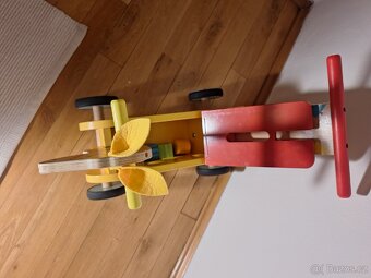 Dřevěné odrážedlo Lama Janod - 4
