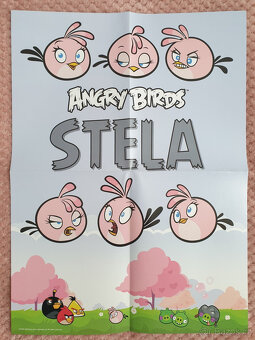 Rovio Angry Birds Stela hádanky plakát nálepky - 4