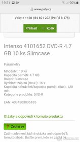 DVD+R 4.7GB INTENSO - 4
