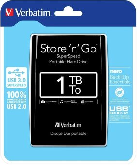 Verbatim USB HDD 1TB - černý - 4
