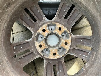 4x litá kola 5x114 R16, letní pneu 80% - 4