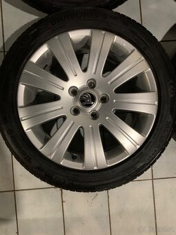Alu kola Škoda R17 5X112 LETNÍ PNEU 205/50 R17 FLASH - 4