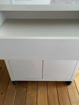 Bílá komoda / skříňka s dvířky a šuplíkem IKEA - 4
