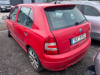 Škoda Fabia RS 1,9tdi 96kw červená - 4