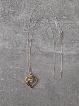 Dámský náhrdelník zlatý au 375 9k - 4