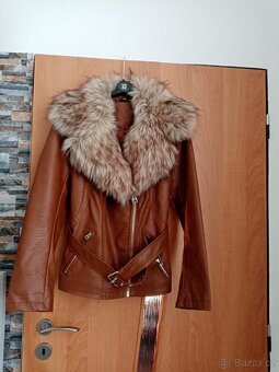 Dámská bunda s páskem - 4