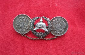 Krásný stříbrný šperk z 1 světové války - 4