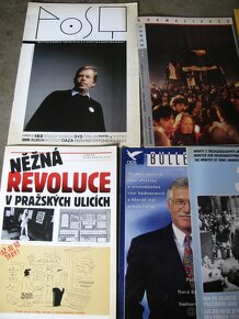 REVOLUCE, HAVEL, VOLBY, REKLAMNí TISKOVINY, STARÉ NOVINY - 4