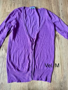 Kardigan, košile, svetr, mikinové šaty, vel. M - 4