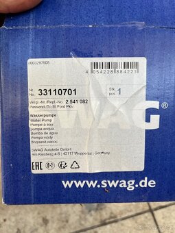 Vodní čerpadlo, chlazení motoru SWAG 33110701 Ford Transit - 4