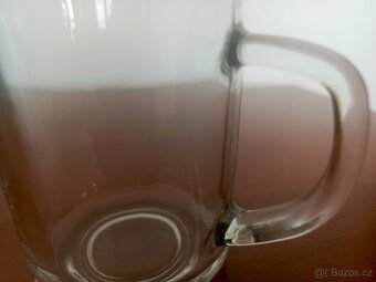 VARNÉ HRNÍČKY S UCHEM - 6 KS - SKLO - 4